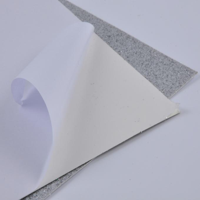 Papier décoratif de scintillement d'étincelle de Coloful, papier adhésif fort de scintillement de bâton d'individu