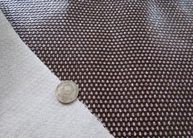 Conception en cuir perforée matérielle de trou de poinçon de Microfiber de tissu de PVC d'Eco