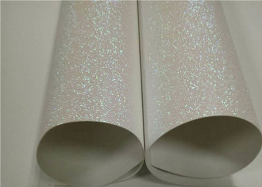 Chine Double couleur blanche dégrossie de emballage imperméable d'arc-en-ciel de papier de scintillement pour des enfants faits main fournisseur