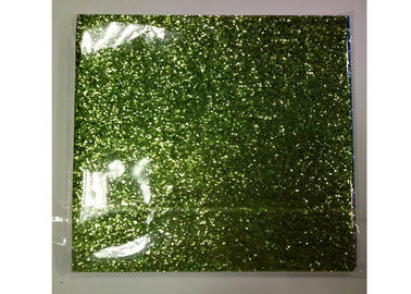 Chine Épaisseur volumineuse givrée vert clair du tissu 0.55mm de scintillement pour les chaussures et le papier peint fournisseur