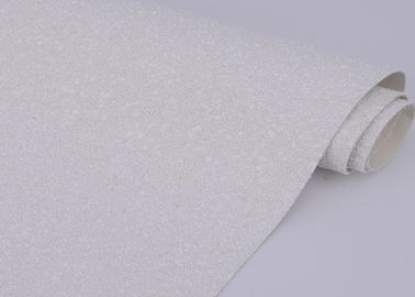 Chine Tissu blanc de scintillement de revêtement mural, tissu de Spandex de scintillement de largeur de 1.38m fournisseur