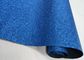 Tissu bleu fin non-tissé de scintillement d'étincelle, vrai tissu brillant de scintillement pour le coureur de Tableau fournisseur