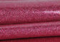 PVC de 1.38m Shinning le cuir rose de tissu de PVC de scintillement avec le fond de tissu fournisseur