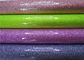 Tissu coloré adapté aux besoins du client volumineux de PVC de scintillement Handfeeling doux pour le mur de fond de TV fournisseur