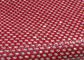 Tissu perforé rouge lumineux d'Alcantara, tissu perforé de polyester de cuir de miroir d'unité centrale fournisseur