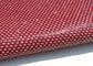 Tissu perforé rouge lumineux d'Alcantara, tissu perforé de polyester de cuir de miroir d'unité centrale fournisseur