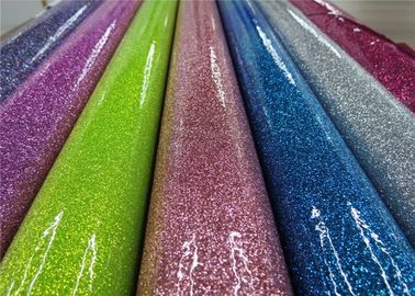 Chine Épaisseur colorée du tissu 0.35mm de PVC de scintillement de décoration de partie pour les sacs de couture usine
