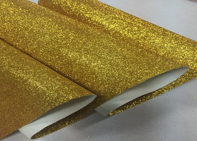 54" support de tissu d'unité centrale de papier peint d'or de tissu de scintillement de papier peint d'effet de scintillement de largeur