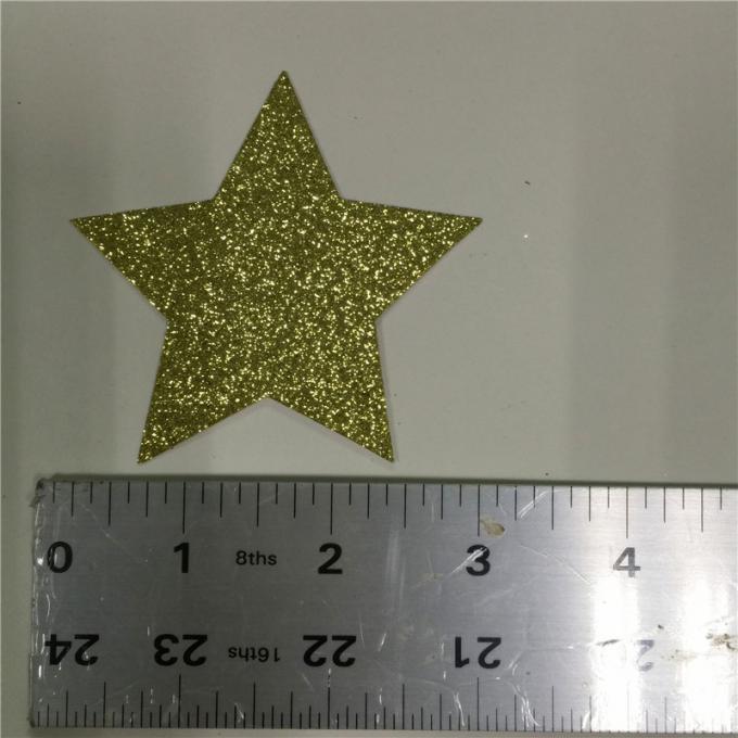 la bannière de scintillement de papier du scintillement 300gsm marque avec des lettres 3" étoile grande pour la bannière de décoration de partie