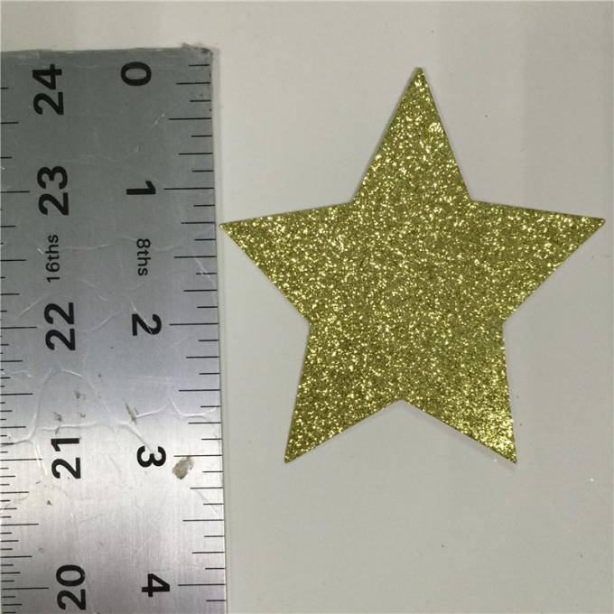 la bannière de scintillement de papier du scintillement 300gsm marque avec des lettres 3" étoile grande pour la bannière de décoration de partie
