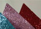 Support matériel d'unité centrale de tissu de scintillement en cuir volumineux de papier peint pour la fabrication de carte fournisseur
