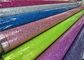 Épaisseur colorée du tissu 0.35mm de PVC de scintillement de décoration de partie pour les sacs de couture fournisseur