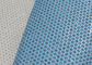 Tissu matériel en cuir imperméable de beau tissu en cuir perforé bleu-clair fournisseur